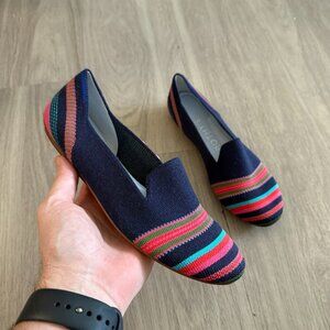 Rothy’s The Loafer Multicolor Stripe Size 6.5